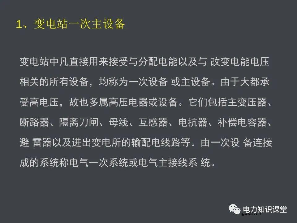 电力系统的组成(一次设备和二次线路)