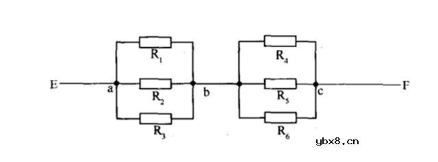 电阻等效电路示例（一）