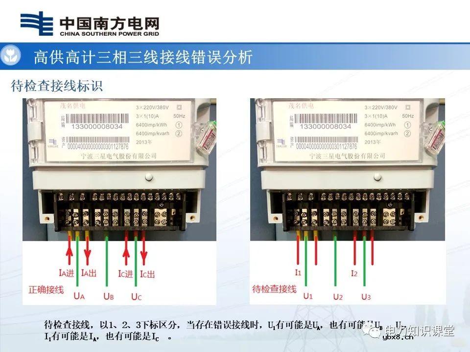 高供高计三相三线计量基础知识  高供高计三相三线接线错误分析
