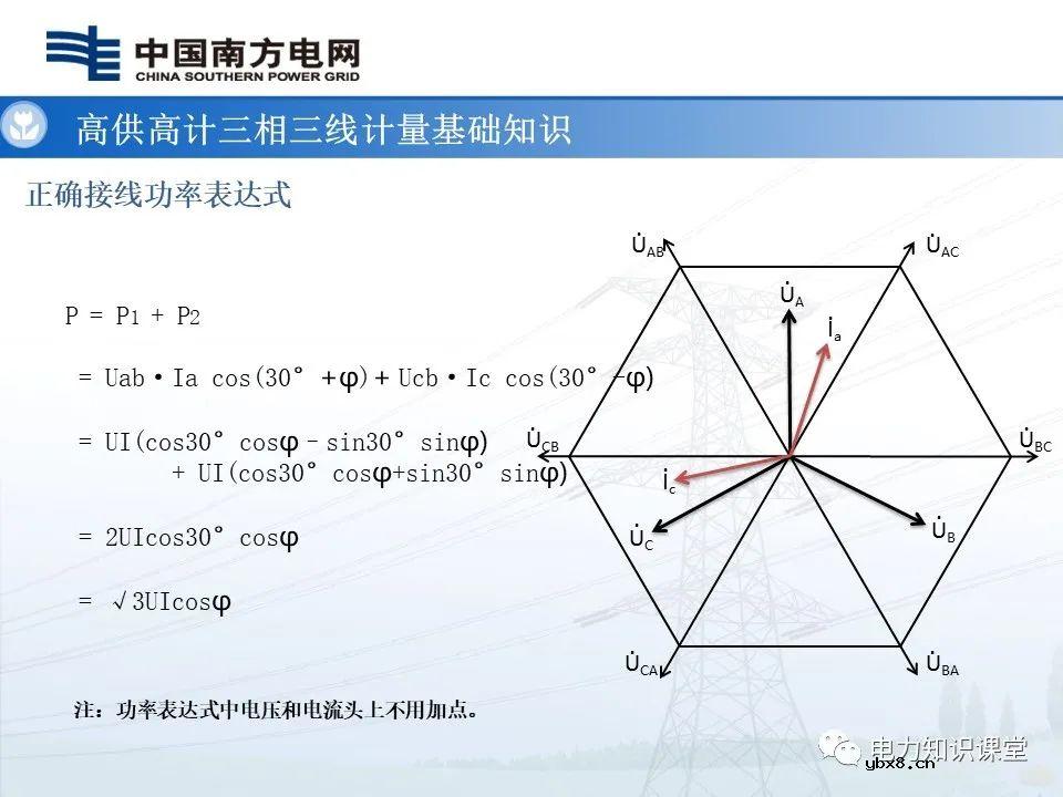 高供高计三相三线计量基础知识  高供高计三相三线接线错误分析