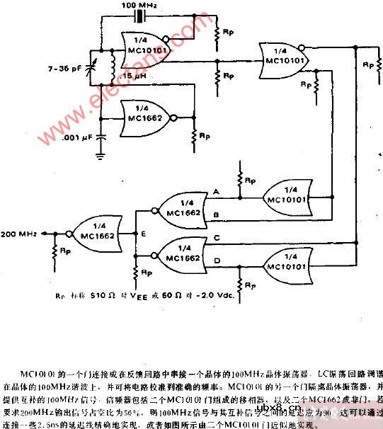高频晶体振荡器电路图