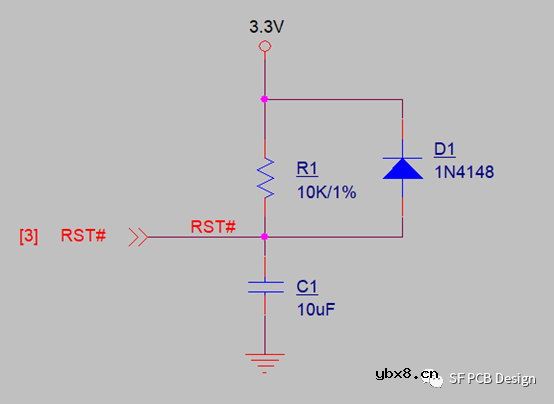RC复位电路原理及复位时间计算方法