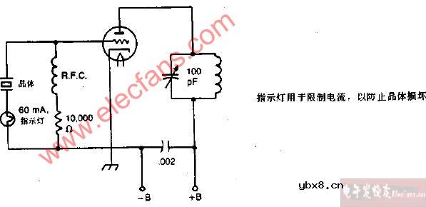电子管晶体振荡器电路图