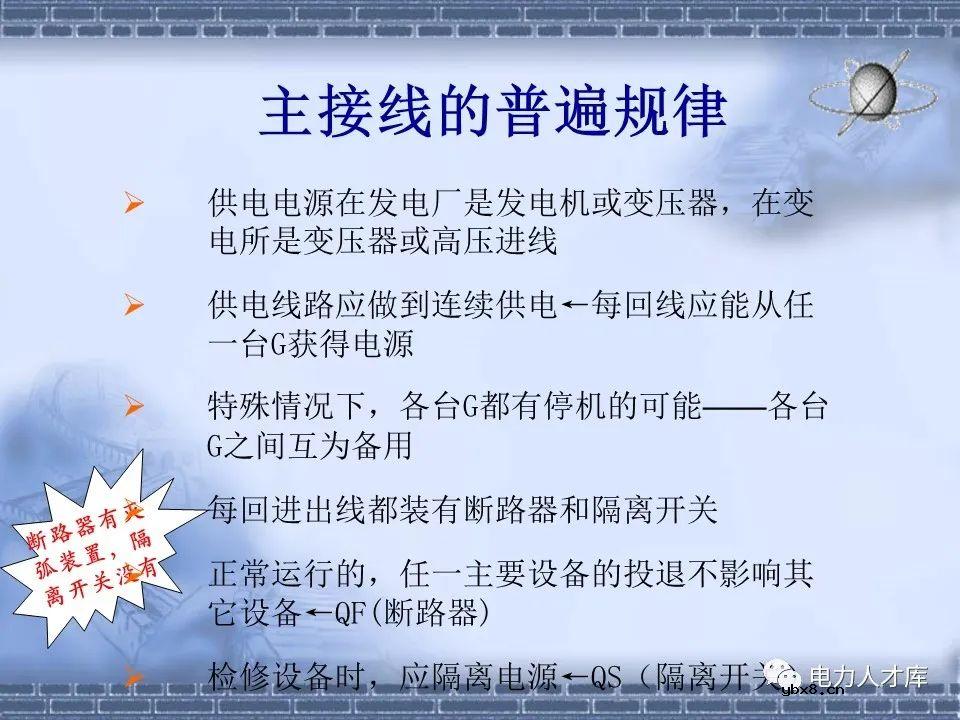 什么是单母线接线？主接线的普遍规律
