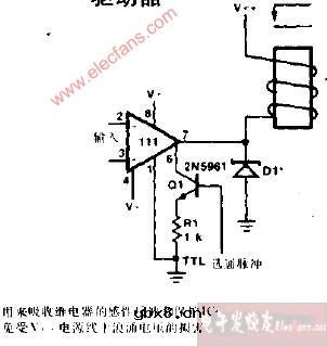 带选通脉冲的继电器驱动器电路图