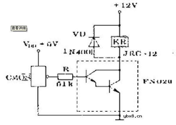 达林顿管的典型应用电路图