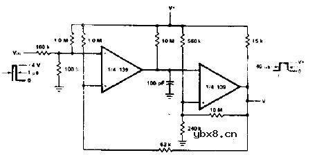 输入锁定的单穏触发器电路图