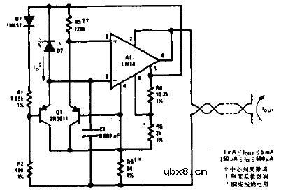 对数特性光敏感器电路图