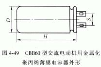 CBB60、CBB61和CBB65型交流电动机用聚丙烯电容器