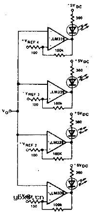 可视电压指示器电路图