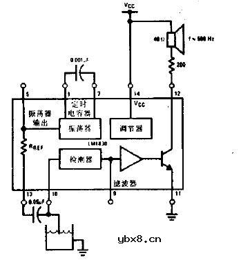 低液面声音报警器电路图