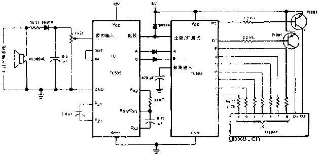 音频功率表电路图1