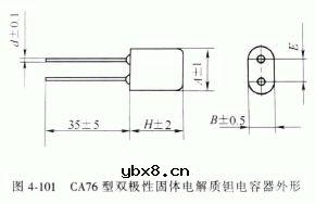 CA76型双极性固体电解质钽电容器