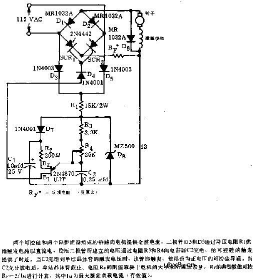 打赚矩电机的速度控制电路图