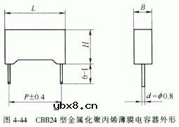 CBB24型金属化聚丙烯薄膜电容器