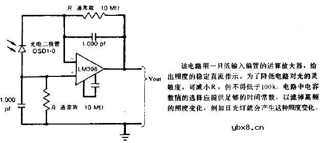 线性照度计电路图