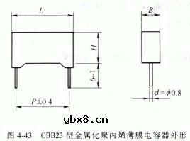 CBB23型金属化聚丙烯薄膜电容器