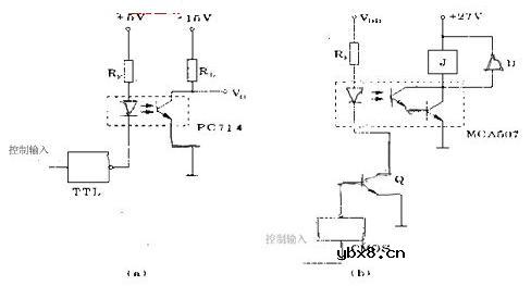 光电隔离器应用电路图