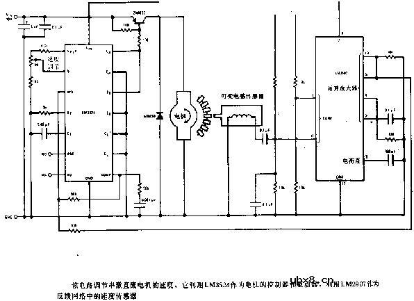 电机速度控制器电路图