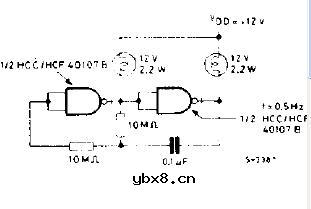 2.2W白炽灯驱动器电路图