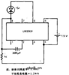 快速闪光器电路图