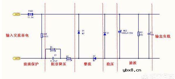 阻容降压原理图详解