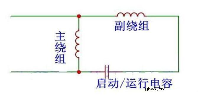 启动电容和运行电容接线图