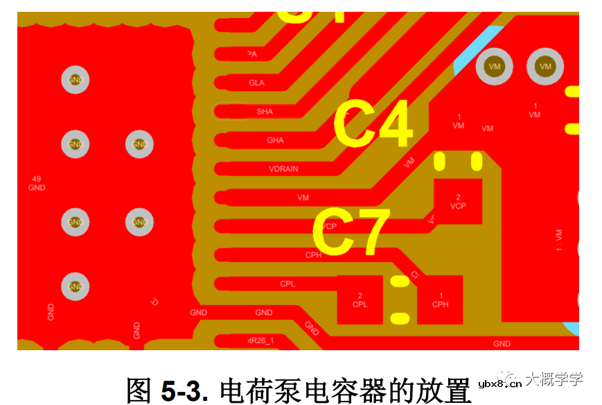 大容量电容器放置遵循的原则