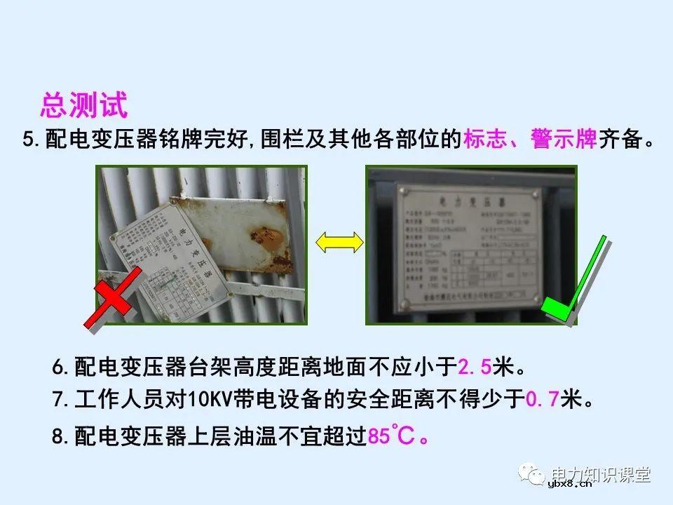 三相油浸式配电变压器巡视过程