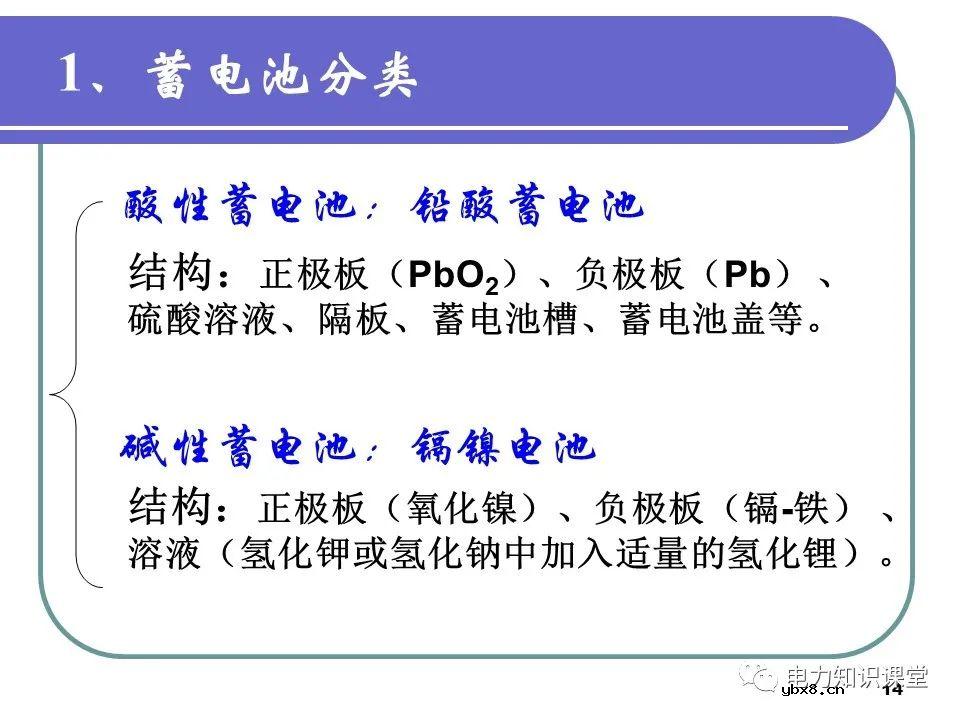 浅谈变配电所的直流系统组成及操作电源分类
