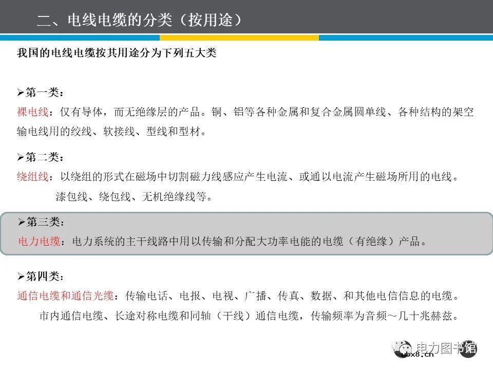 电线电缆的结构、分类、工艺流程