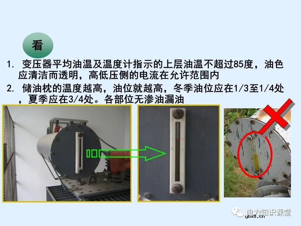 三相油浸式配电变压器巡视过程