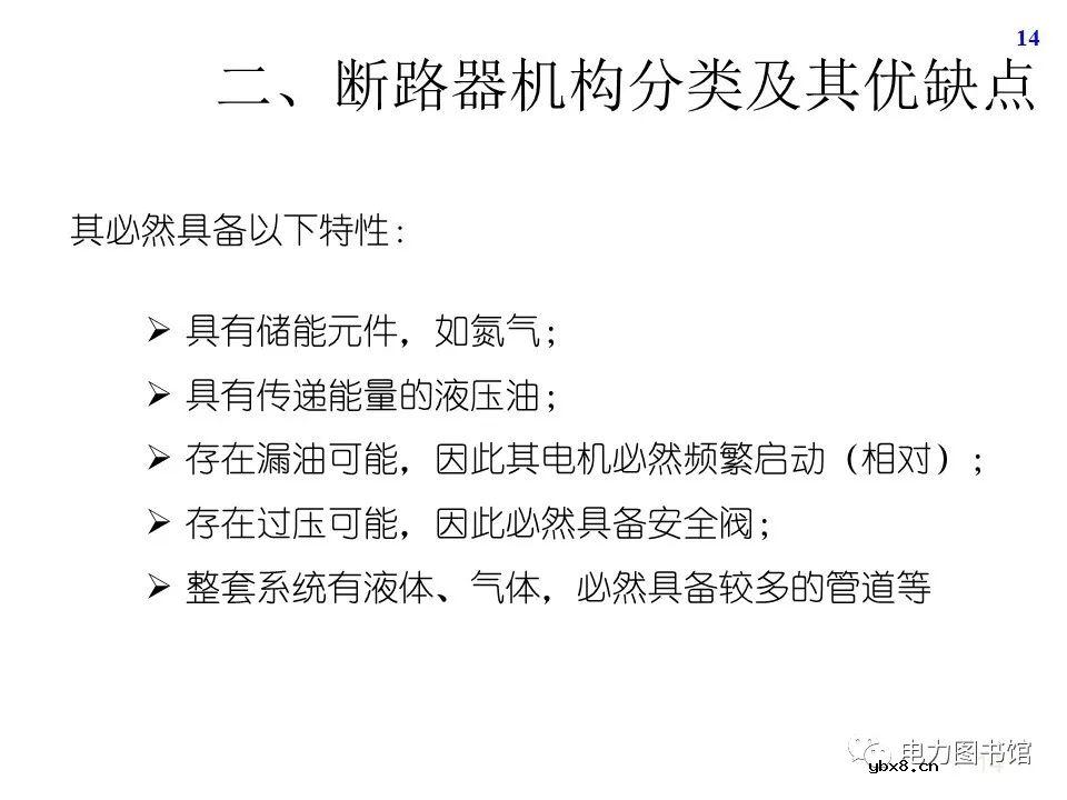 高压断路器机构分类及其优缺点