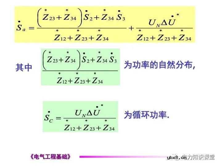 电力网络中的常见的潮流计算