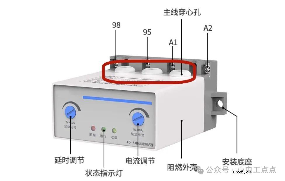 电机综合保护器如何接线