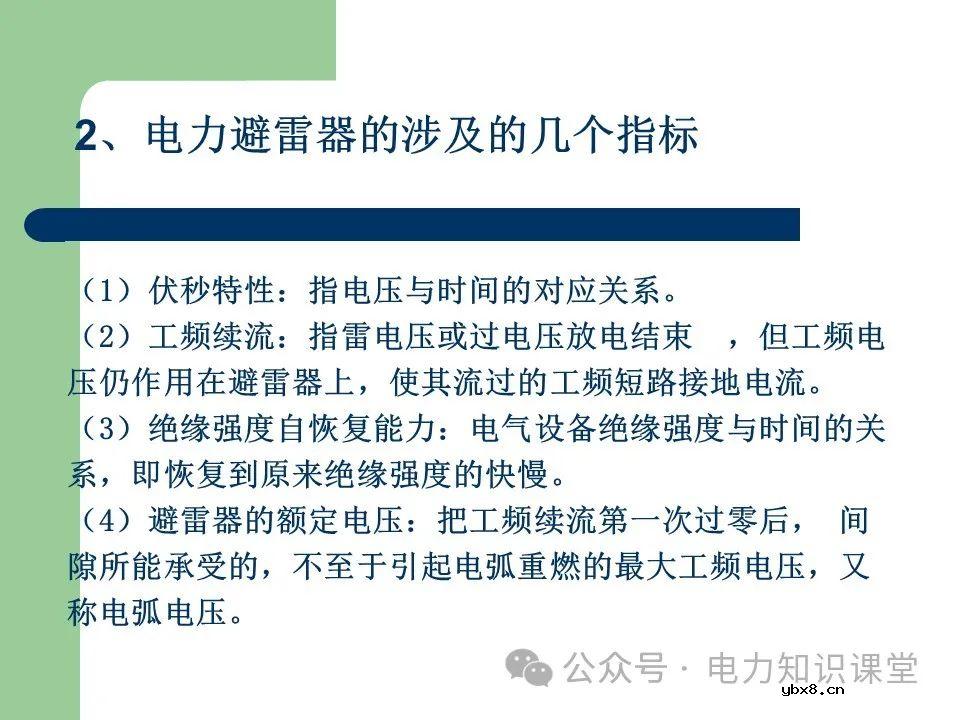 避雷器作用和分类