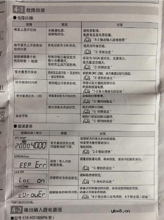 欧姆龙光纤放大器怎么调试