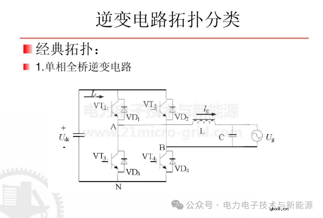 单相并网光伏逆变器主电路拓扑及其优缺点