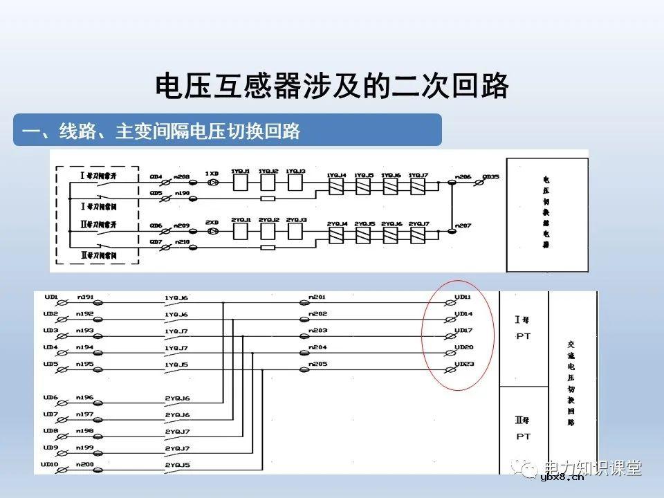 一文解析电压互感器涉及的二次回路