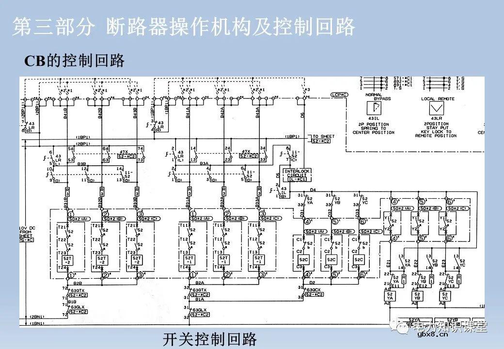 电气设备二次回路：隔离开关/断路器/变压器及控制回路