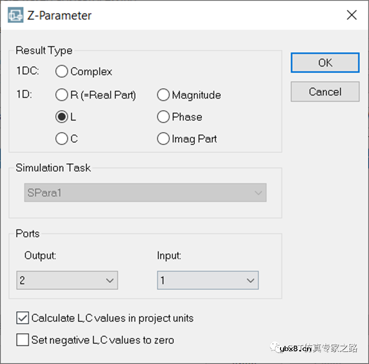 如何从SYZ参数提取电容C和电感L—双端口