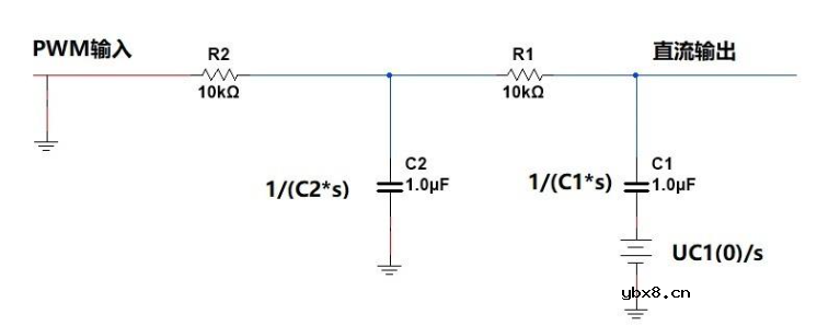 用于PWM滤波的二阶RC低通滤波电路详解