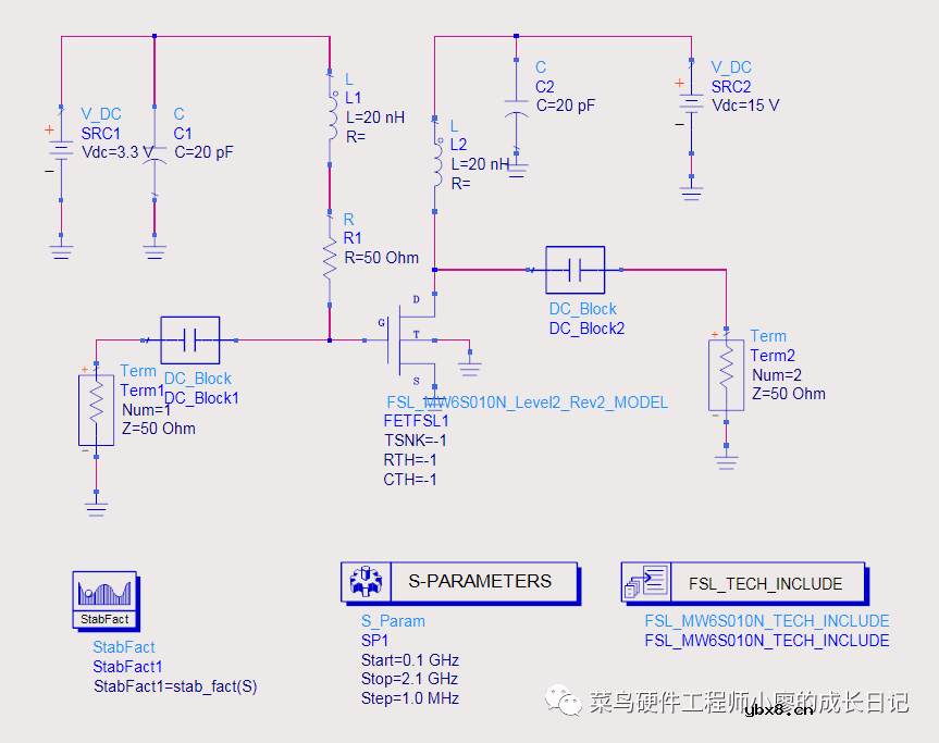 功率放大器的输入、输出阻抗匹配的实现步骤