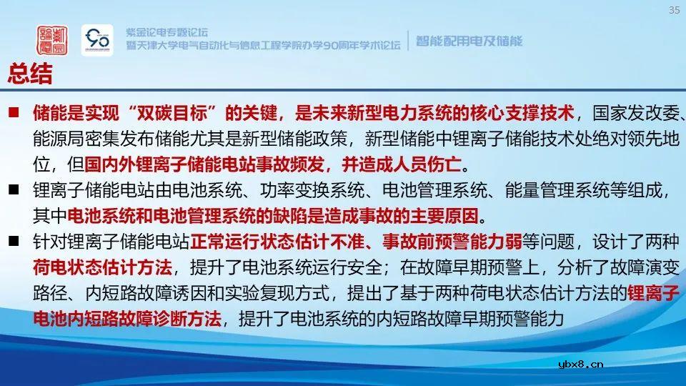锂离子储能电站系统构成、安全预警与保护技术