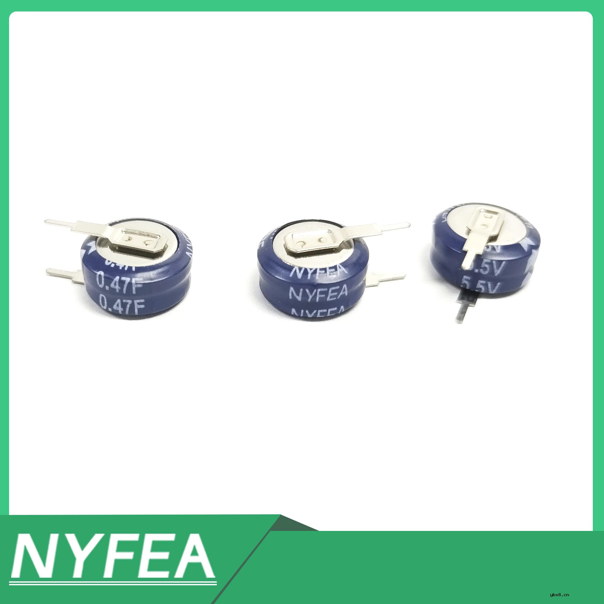 元器件应用中的法拉电容NYFEA推出2.7v，超小型纽扣式法拉电容