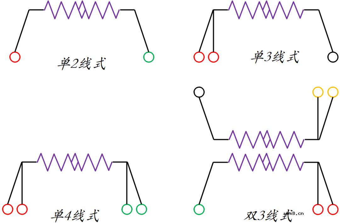 RTD的连接方式和使用注意