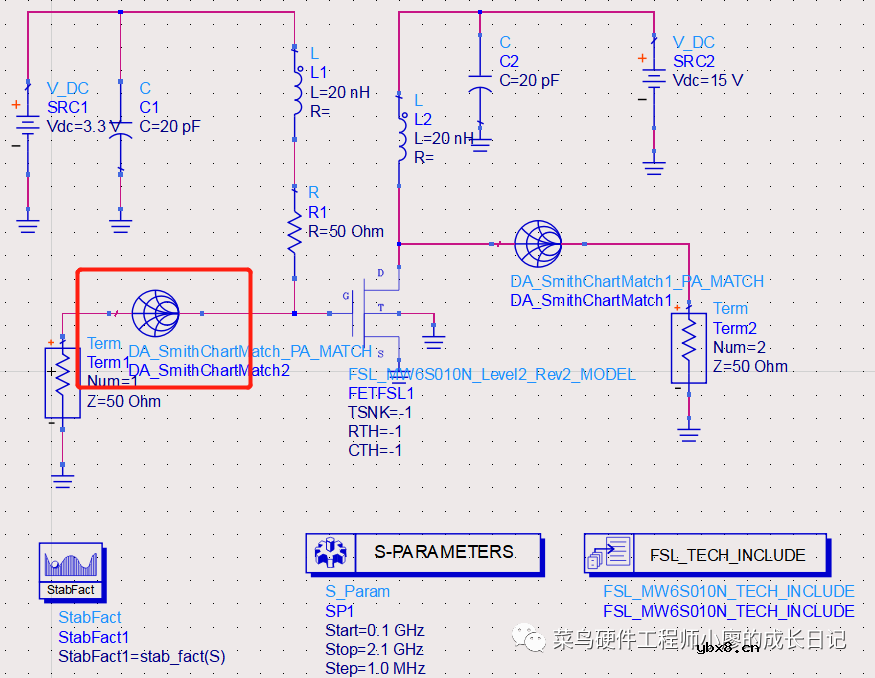 功率放大器的输入、输出阻抗匹配的实现步骤