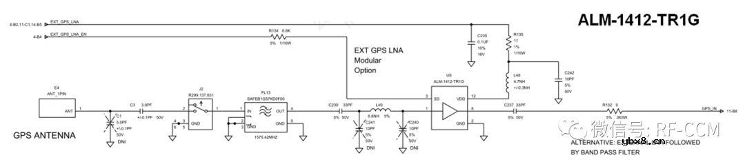 GPS电路结构实例