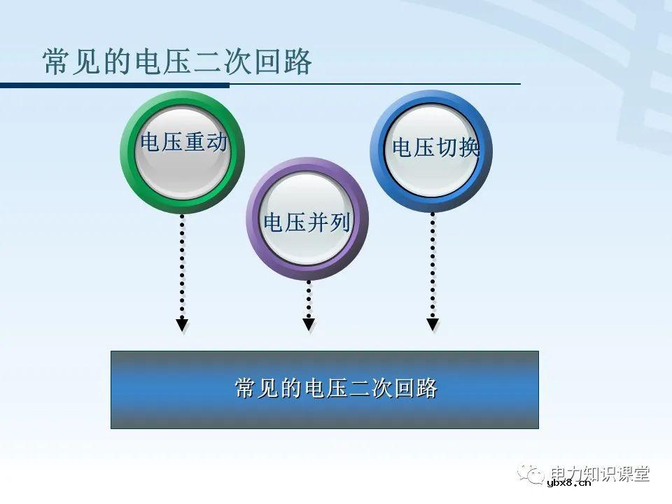 电压二次回路接线原理图解