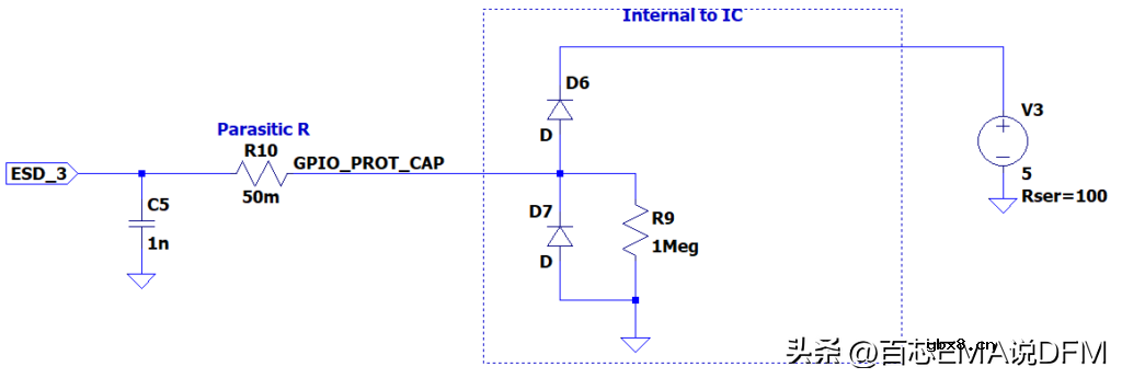 5种ESD保护电路设计（电路图+仿真模拟）